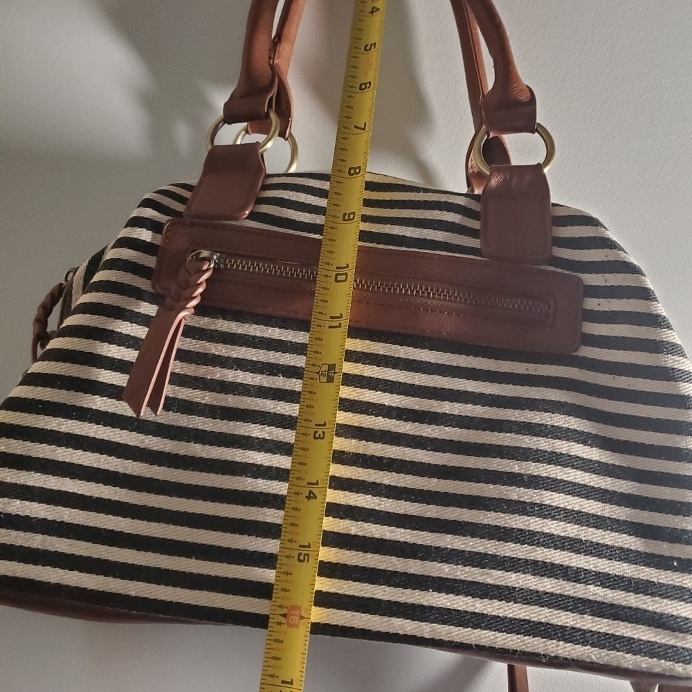 MMS Design Studio Striped Multicolor Handbag - Picture 8 of 16